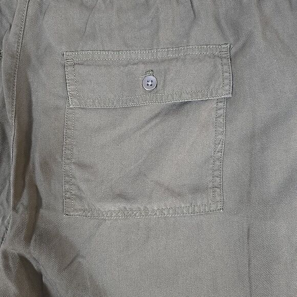 GAP Womens Green Jogger Pants Size XL Elastic Waist Casual Utility Pockets - Picture 10 of 11